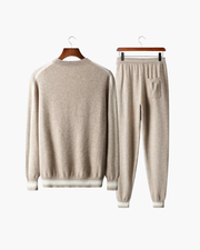 CASHMERE STRIPED SIGNATURE SET