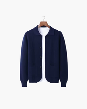 MERINO BUTTON OVERSHIRT