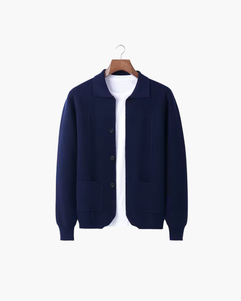 MERINO BUTTON OVERSHIRT
