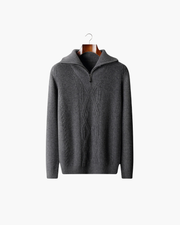 MERINO HALF ZIP KNIT