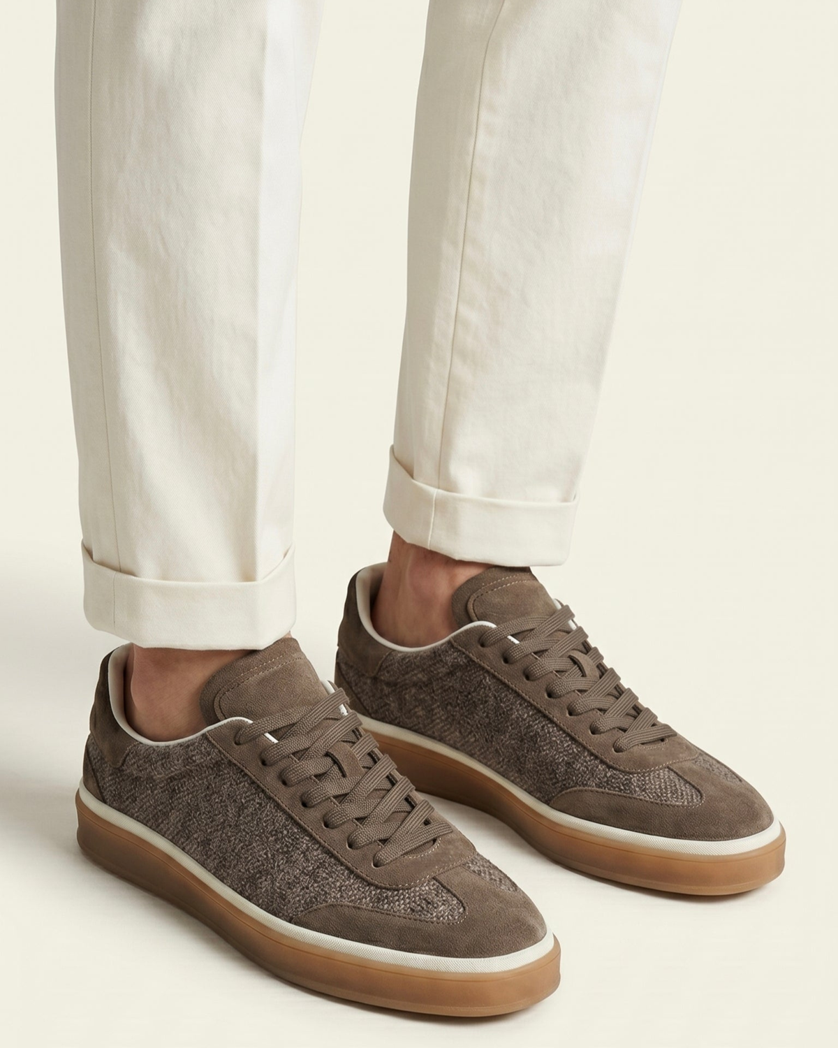 TENNIS WALK SNEAKER - BROWN