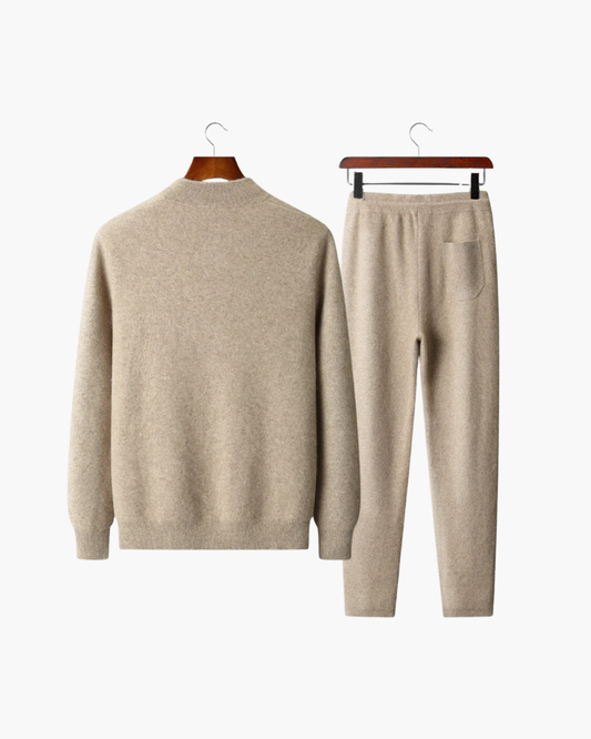 EXTRA FINE CASHMERE ZIP RELAXED SET