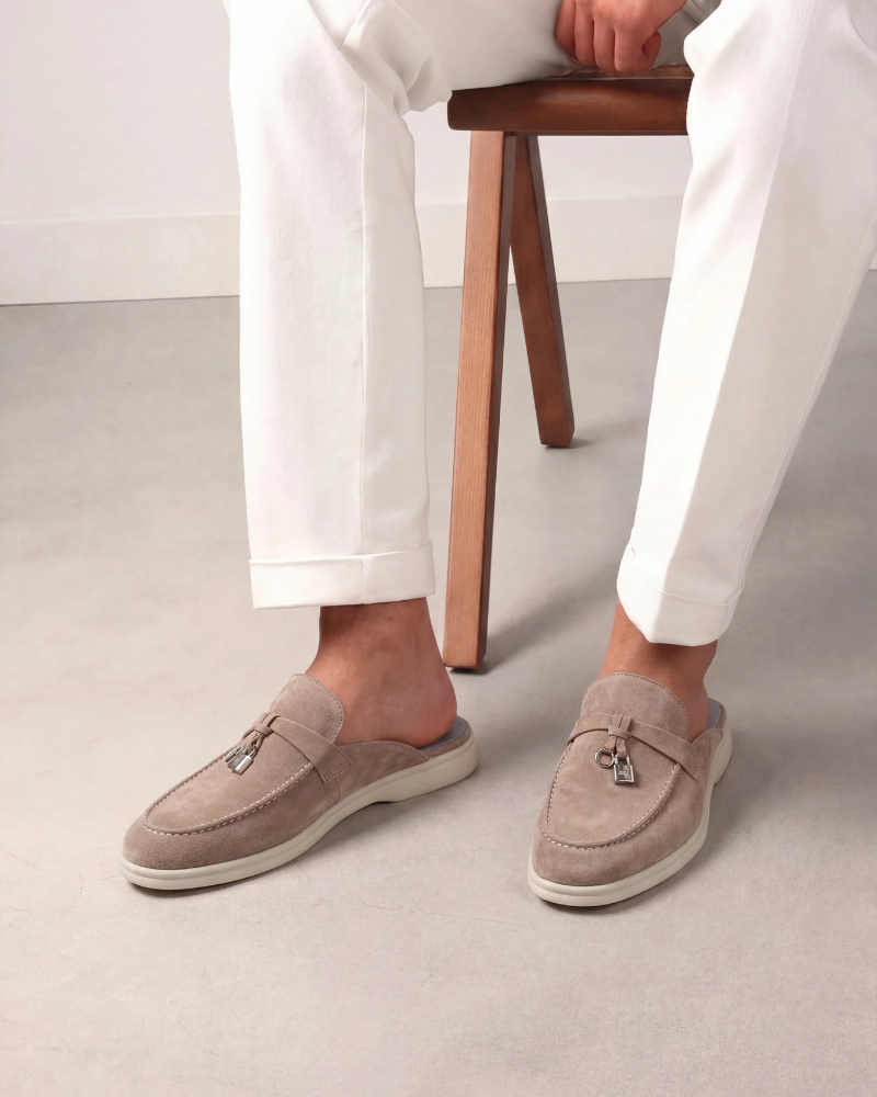 SEASIDE SUEDE MULE - BEIGE