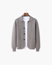 MERINO BUTTON OVERSHIRT