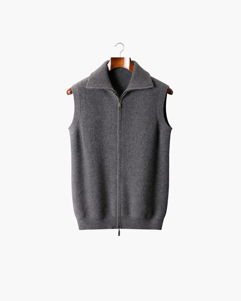 CASHMERE BODY WARMER VEST