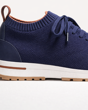 SOLANA MESH SLIP-ON SNEAKER - NAVY