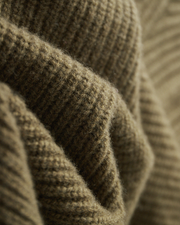 MERINO HALF ZIP REFINED SWEATER