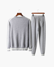 CASHMERE STRIPED SIGNATURE SET