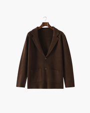 MERINO COLLAR BUTTON JACKET