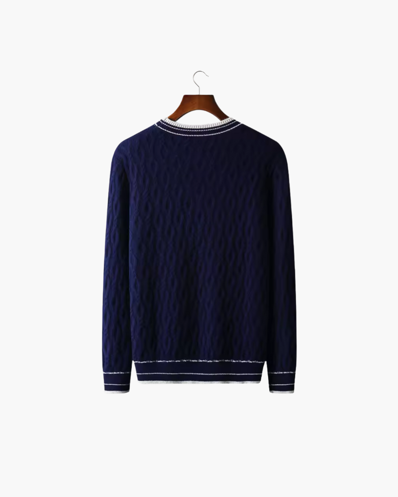 MERINO JACQUARD CLASSIC CREWNECK