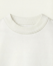 MERCERIZED COTTON TEE - WHITE