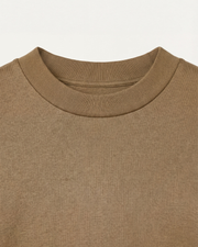 MERCERIZED COTTON TEE - OLIVE