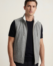 VALERE REVERSIBLE VEST - IVORY