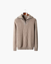 MERINO HALF ZIP KNIT