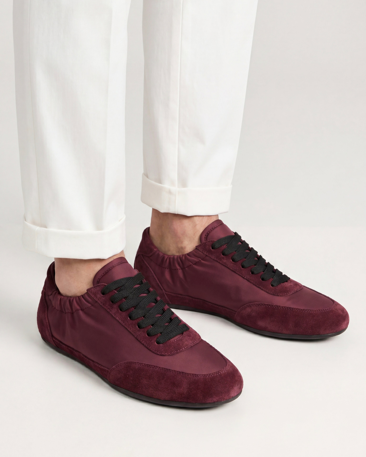 AVERNA CITY SNEAKER - BURGUNDY