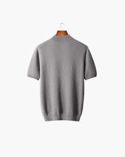 CASHMERE MOCK NECK ESSENTIAL TEE