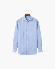 CAPRI LINEN SHIRT - SEA BLUE