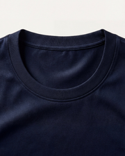 MERCERIZED COTTON LONGSLEEVE - NAVY