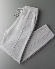 CASHMERE LEISURE STRAIGHT PANTS