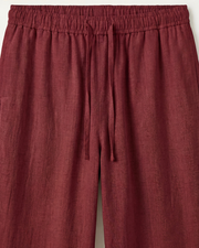 CATANIA LINEN TROUSERS - RED