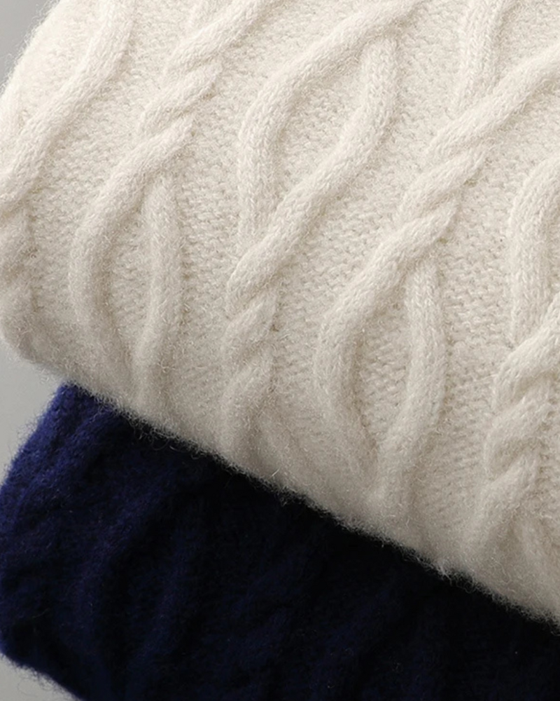 MERINO JACQUARD CLASSIC CREWNECK