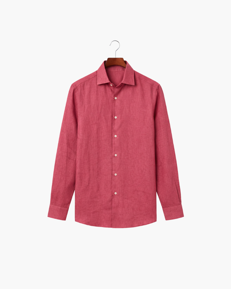 CAPRI LINEN SHIRT - PINK