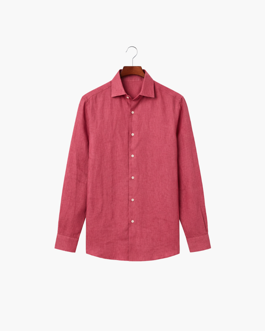 CAPRI LINEN SHIRT - PINK