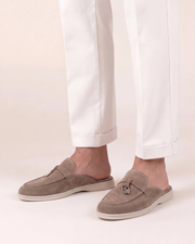 SEASIDE SUEDE MULE - BEIGE
