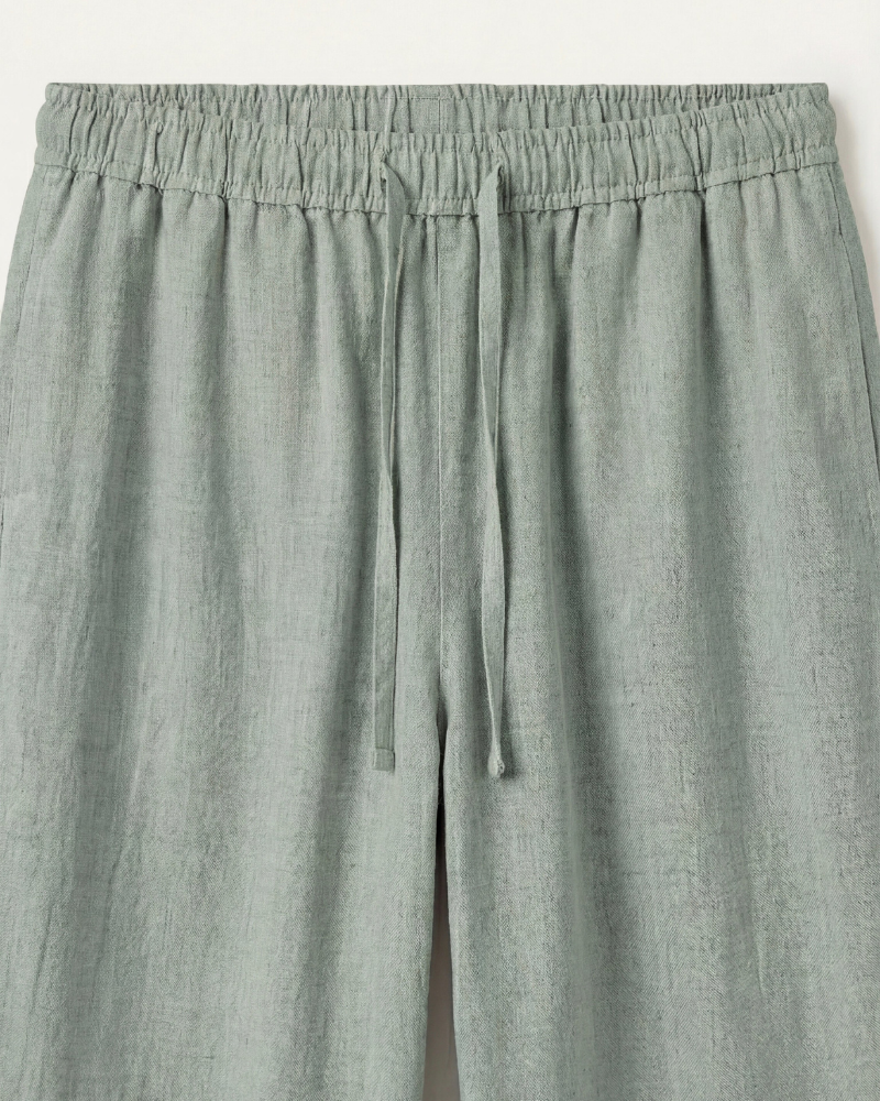 CATANIA LINEN TROUSERS - MINT