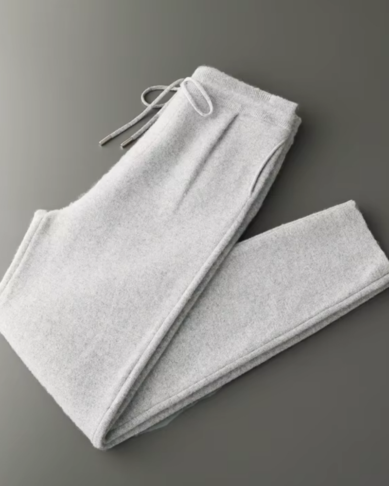 CASHMERE PLEATED CLASSIC TROUSERS