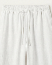 CATANIA LINEN TROUSERS - WHITE