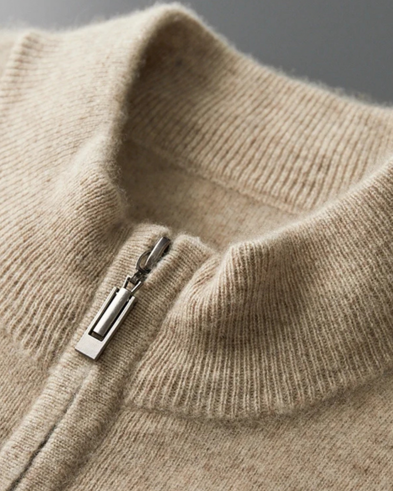 EXTRA FINE CASHMERE ZIP RELAXED SET
