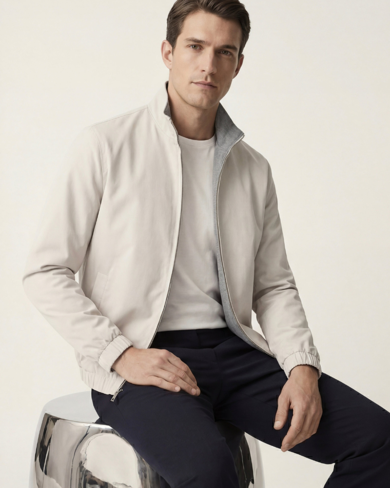 VALERE REVERSO JACKET - IVORY