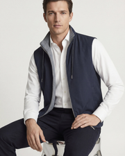 VALERE REVERSIBLE VEST - NAVY