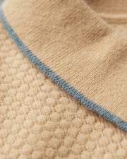 CASHMERE TWO-TONE CLASSIC POLO