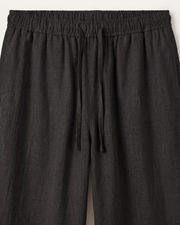 CATANIA LINEN TROUSERS - BLACK