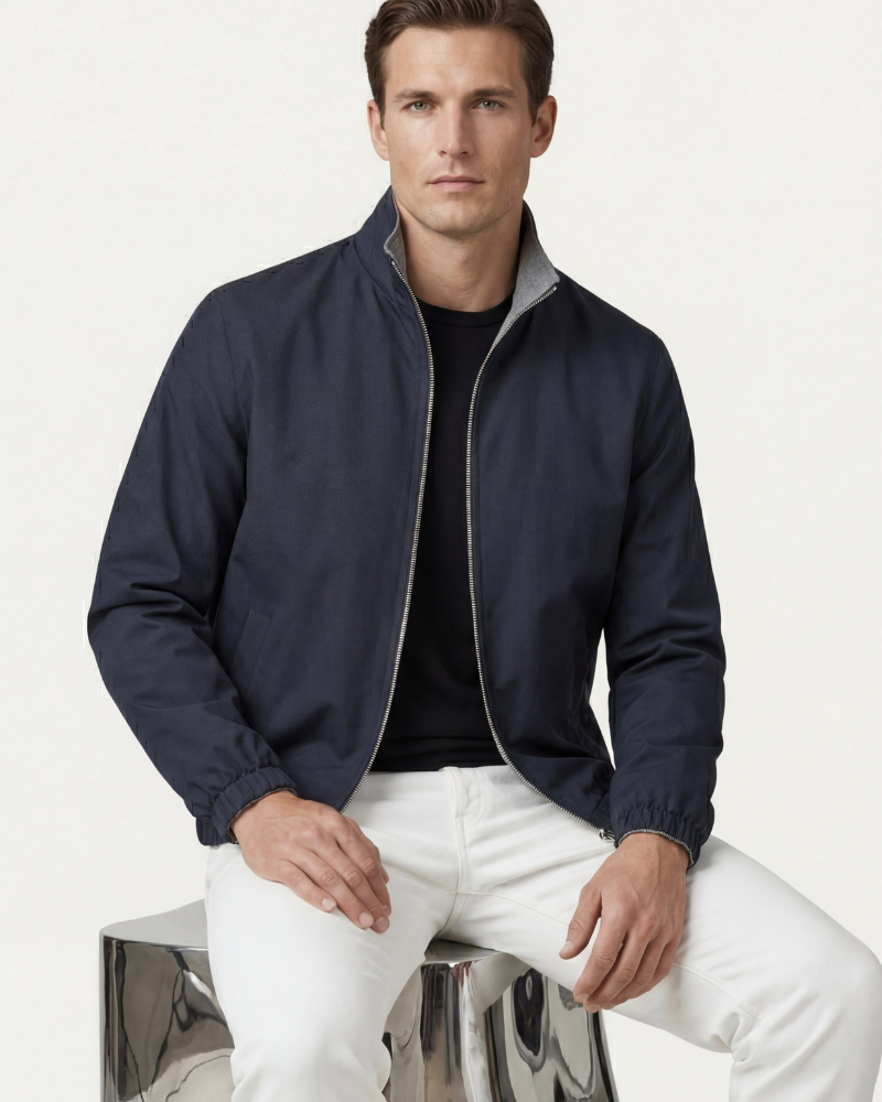 VALERE REVERSO JACKET - NAVY