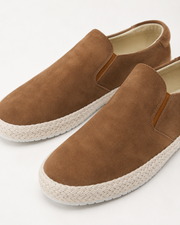 VATICANO SUEDE MULE - BROWN