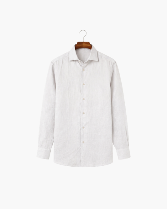 CAPRI LINEN SHIRT - WHITE