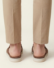 PORTSIDE SUEDE MULE - BROWN