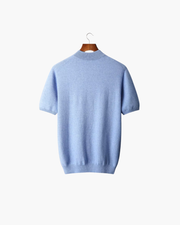 CASHMERE MOCK NECK ESSENTIAL TEE