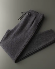 CASHMERE PLEATED CLASSIC TROUSERS