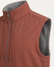 VALERE REVERSIBLE VEST - TERRACOTTA