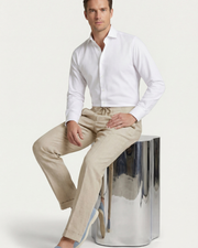 SILANA LINEN TROUSERS - SAND
