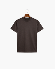 MERCERIZED COTTON TEE - GREY