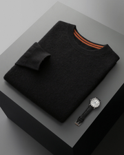 CASHMERE FINE KNIT CREWNECK