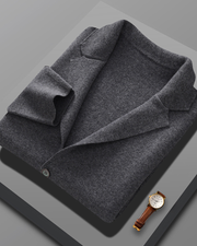MERINO COLLAR BUTTON JACKET