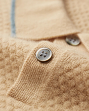CASHMERE TWO-TONE CLASSIC POLO