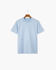 MERCERIZED COTTON TEE - OCEAN BLUE