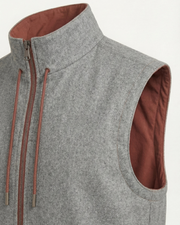 VALERE REVERSIBLE VEST - TERRACOTTA